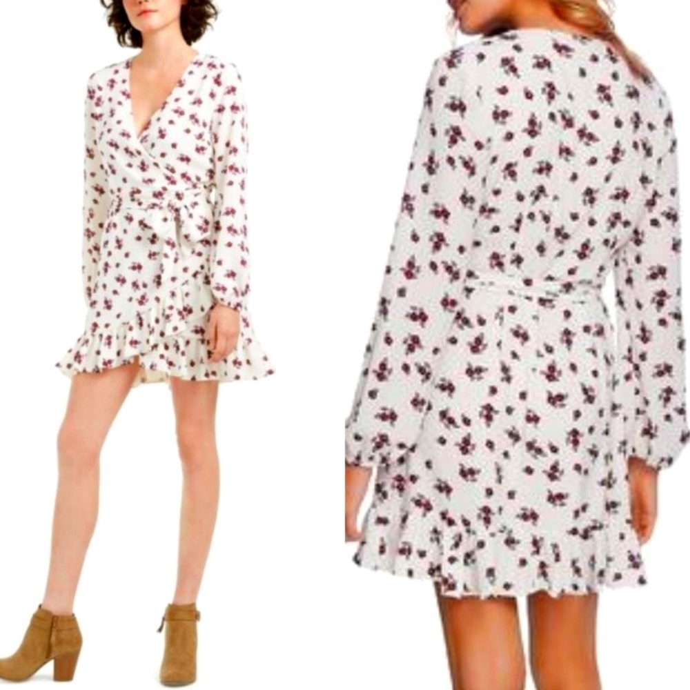 NWT Revolve 1. State Floral Wrap Dress size 10